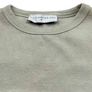 All Things Golden Ribbed Mini Dress - Golden & Neutral (2 XS dresses)